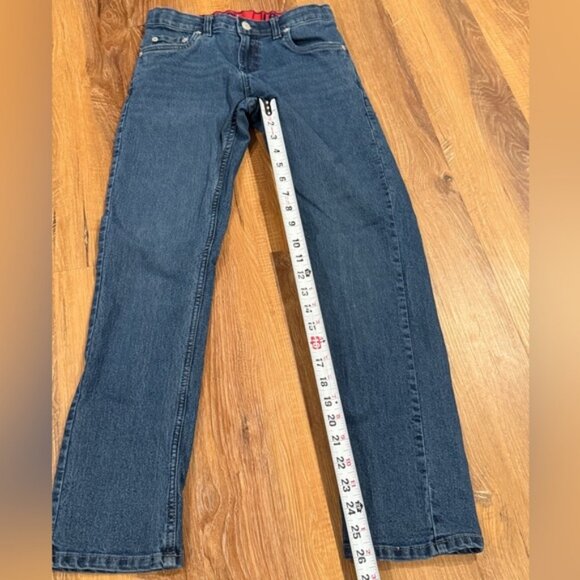 Levi’s Boys 511 Slim Flex Adjustable Waist Stretch Straight Leg Jeans (Size: 14) - Picture 7 of 16